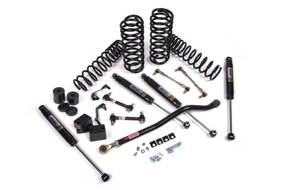 JKS Manufacturing JKS Jeep JL J-Venture 2.5in 4Dr w/Fox 2.0 Performance Series Shocks STD Rate Coils JSPEC117KFP