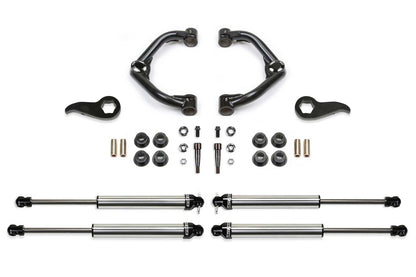 Fabtech 2020 GM K2500HD 4WD Uniball UCA 3.5in Lift System w/DL 2.25 Shocks K1155DL