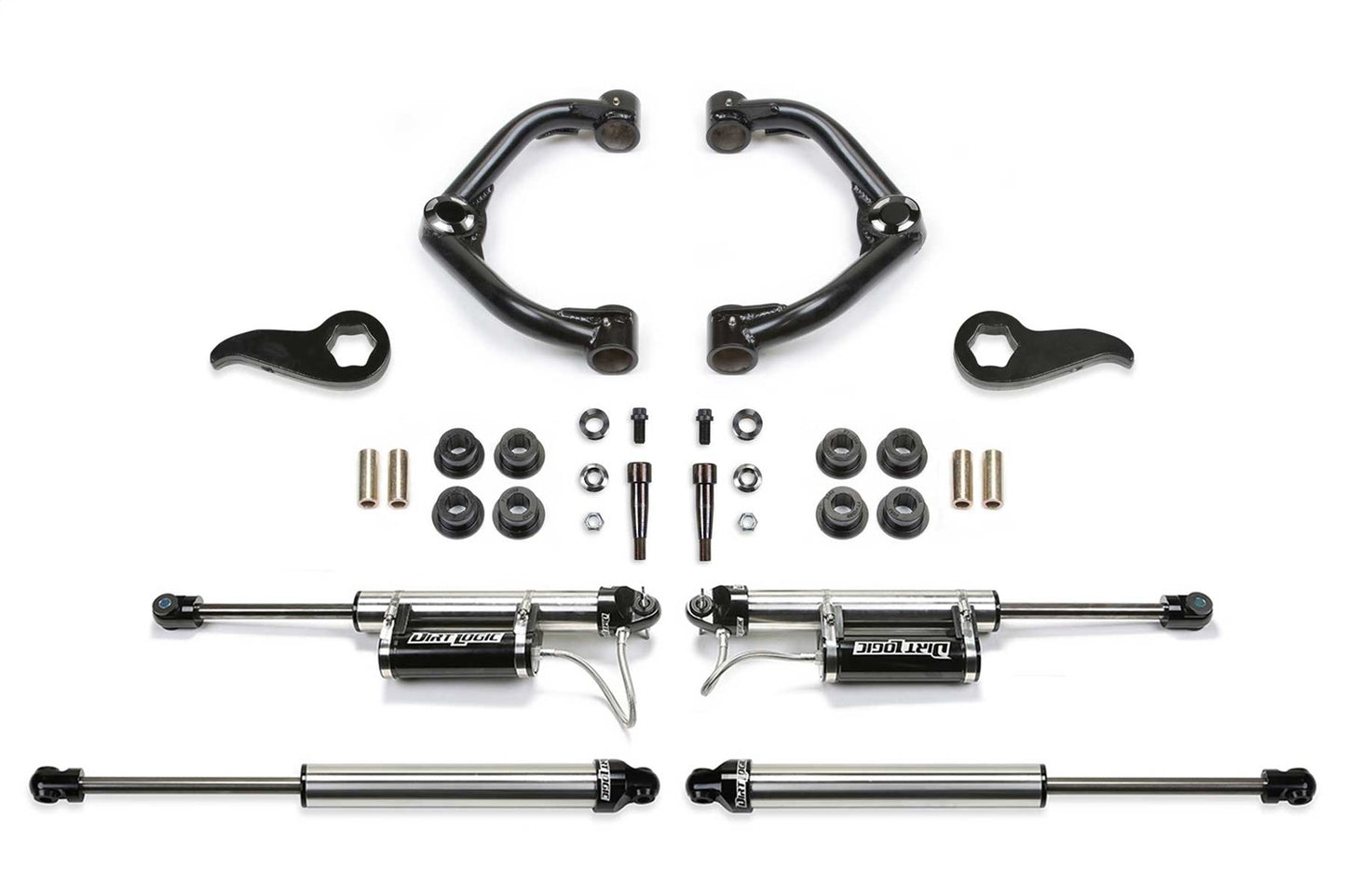 Fabtech 2020 GM K2500HD 4WD Uniball UCA 3.5in Lift System w/DL 2.25 Resi Shocks K1156DL