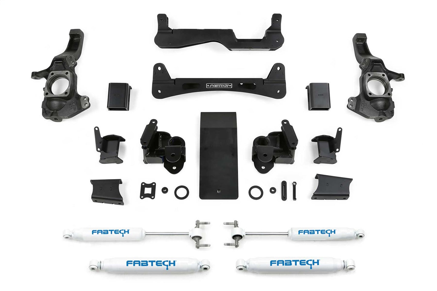 Fabtech 20-21 GM 2500HD/3500HD 4WD 6in Lift System w/Perf. Shocks K1159