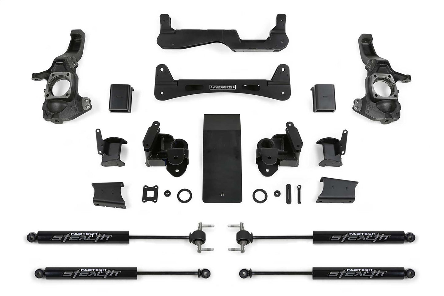 Fabtech 20-21 GM 2500HD/3500HD 4WD 6in Lift System w/Stealth Shocks K1159M