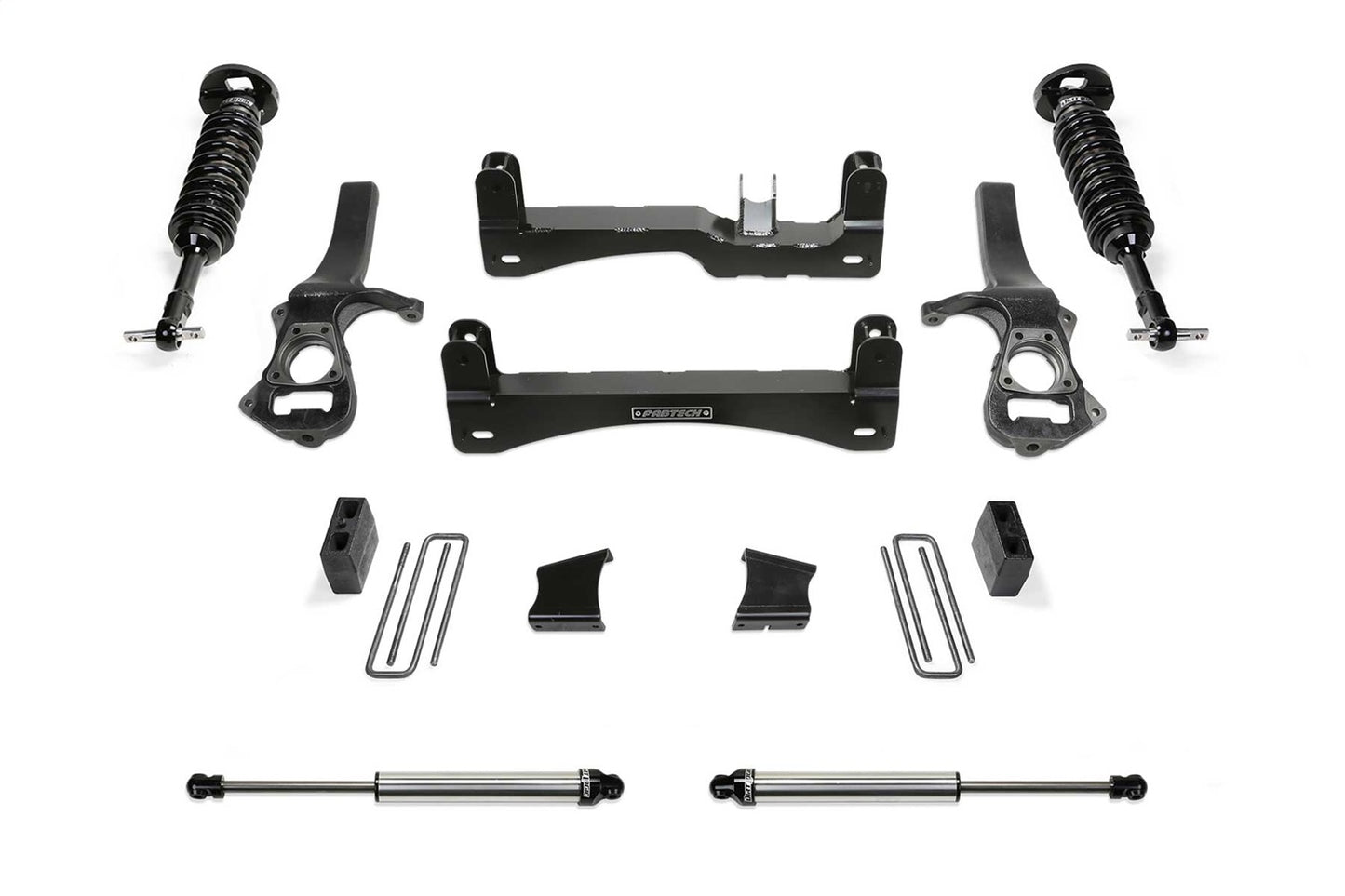 Fabtech 19-20 GM C1500 2WD Diesel 6in Perf. System w/DL 2.5 Coilovers & Rear DL 2.25 Shocks K1177DL