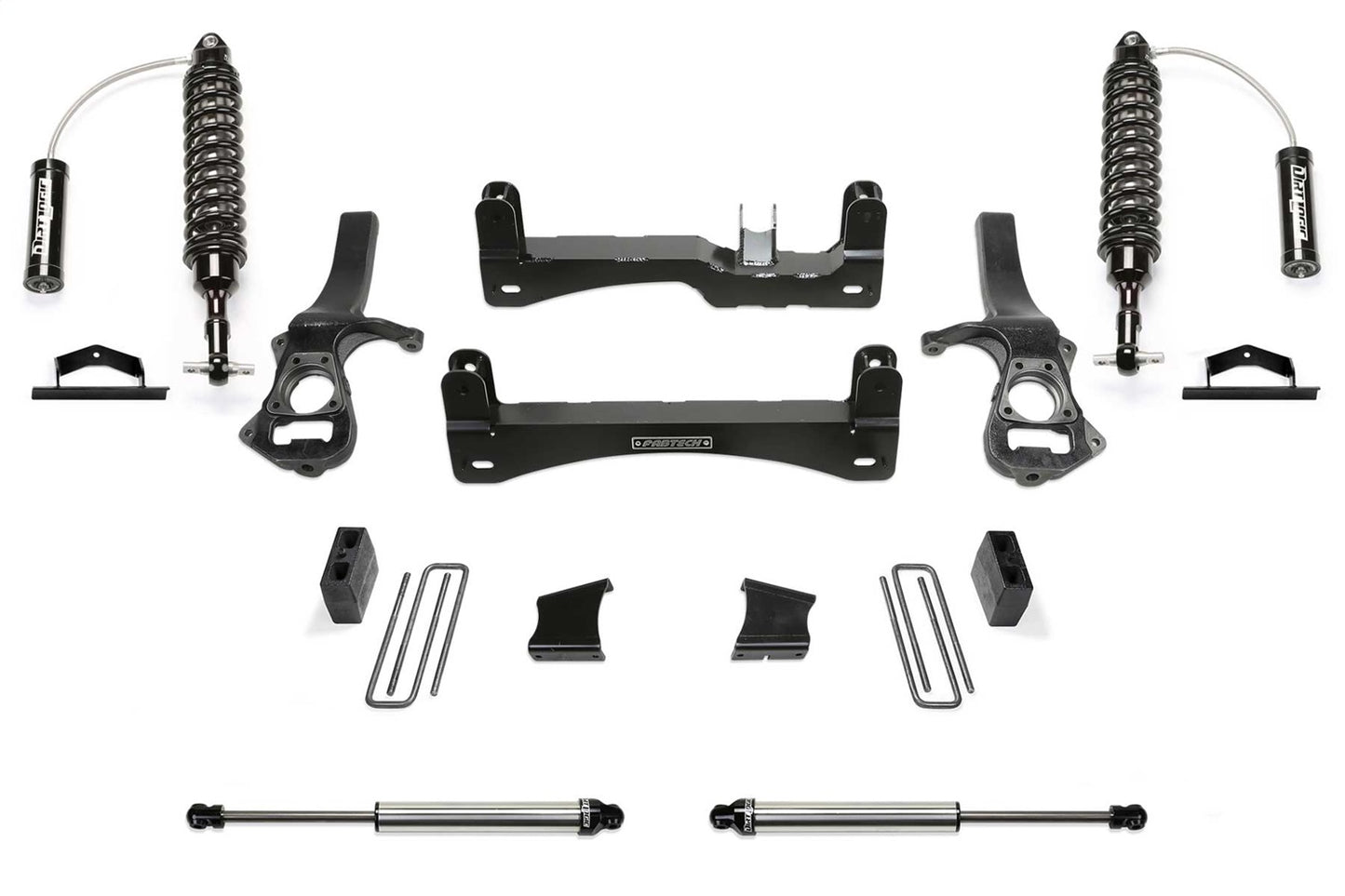 Fabtech 19-20 GM C1500 2WD Diesel 6in Perf. System w/DL 2.5 Resi Coilovers & Rear DL 2.25 Shocks K1178DL