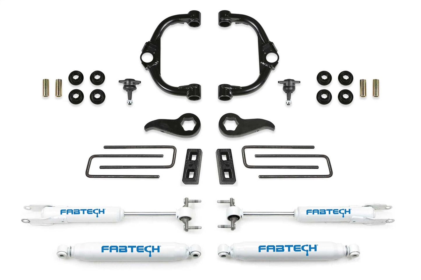 Fabtech 2020 GM K3500HD BJ UCA 3.5in Lift System w/ Performance Shocks K1179