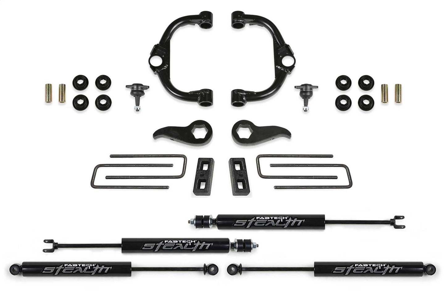 Fabtech 2020 GM K3500HD BJ UCA 3.5in Lift System w/ Stealth K1179M