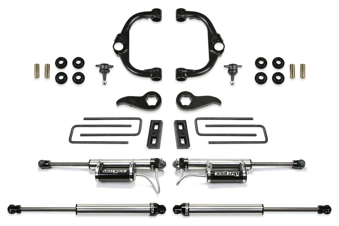 Fabtech 2020 GM K3500HD BJ UCA 3.5in Lift System w/ DLSS RESI K1180DL