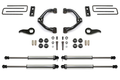 Fabtech 2020 GM K3500HD 4WD Uniball UCA 3.5in Lift System w/DL 2.25 Shocks K1181DL