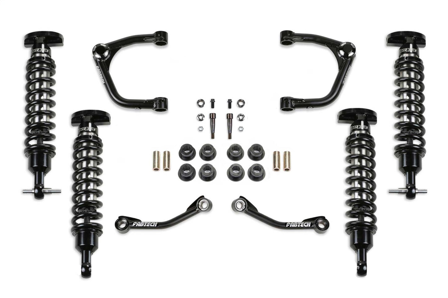Fabtech 21 GM Suv 4WD 3in Uniball UCA Kit w/Dl 2.5 N/R K1187DL