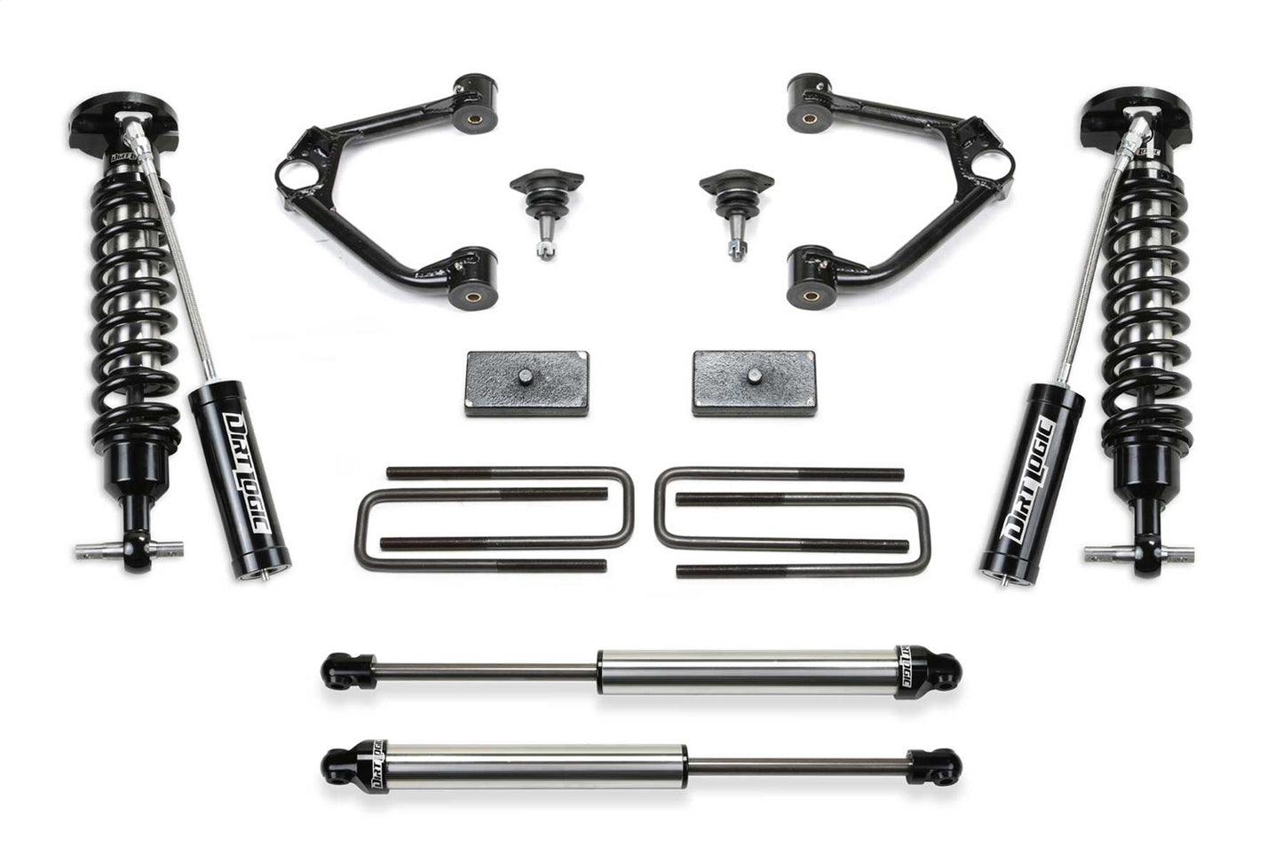 Fabtech 22-23 GM C/K 1500 3in Lift Budget System w/ Dirt Logic 2.5 Resivoir Coilovers K1190DL