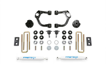 Fabtech 19 Ford Ranger 4WD w/o Intrusion Beam Kit 3.5in Bj UCA Sys w/Perf Shks K2322