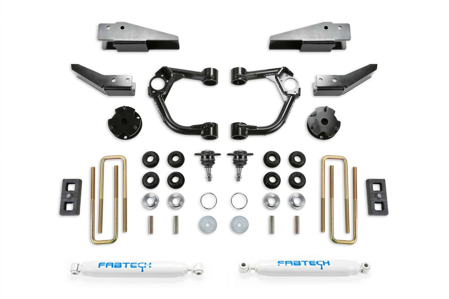 Fabtech 19 Ford Ranger 4WD w/Intrusion Beam Kit 3.5in Bj UCA Sys w/Perf Shks K2323