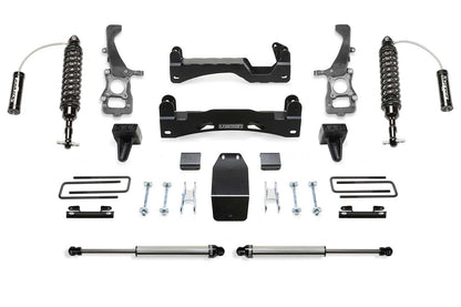 Fabtech 2021 Ford F150 4WD 6in Perf. System w/DL 2.5 Resi Coilovers & Rear DL Shocks K2373DL