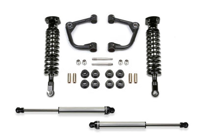 Fabtech 2021 Ford F150 4WD 2in Uniball UCA System w/DL 2.5 Coilovers & Rear DL Shocks K2374DL