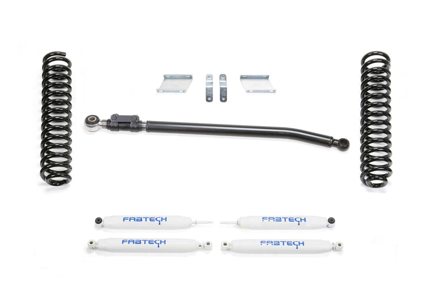 Fabtech 08-16 Ford F-250/F-350 4WD Diesel 2.5in Basic Coilover Kit w/Performance Shock K2376