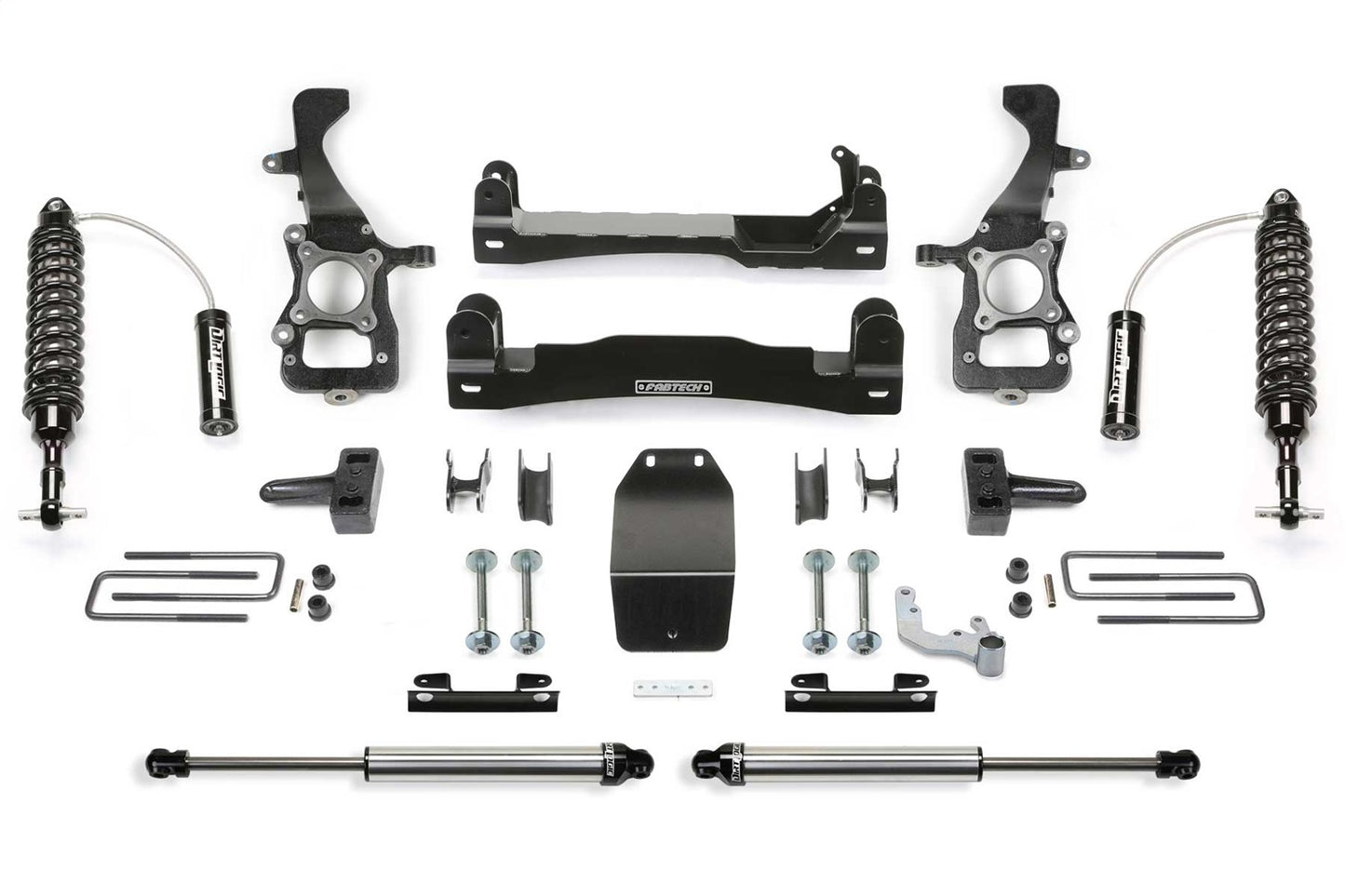 Fabtech 2021+ Ford F-150 Performance System w/Dirt Logic 2.5 Coilovers (Reservoir) K2388DL