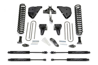 Fabtech 23-24 Ford F250/350 4WD Diesel 4in Basic System w/ Stealth Monotube Shocks K2405M