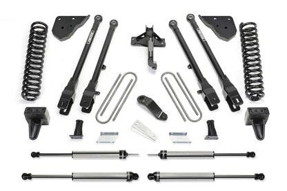 Fabtech 23-24 Ford F250/350 4WD Diesel 4in 4 Link System w/ Coils and 2.25 DLSS Shocks K2409DL