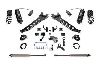 Fabtech 19-20 Ram 2500 4WD 5in Radius Arm System w/DL 4.0 Resi Coilovers & Rear DL 2.25 Shocks K3184DL