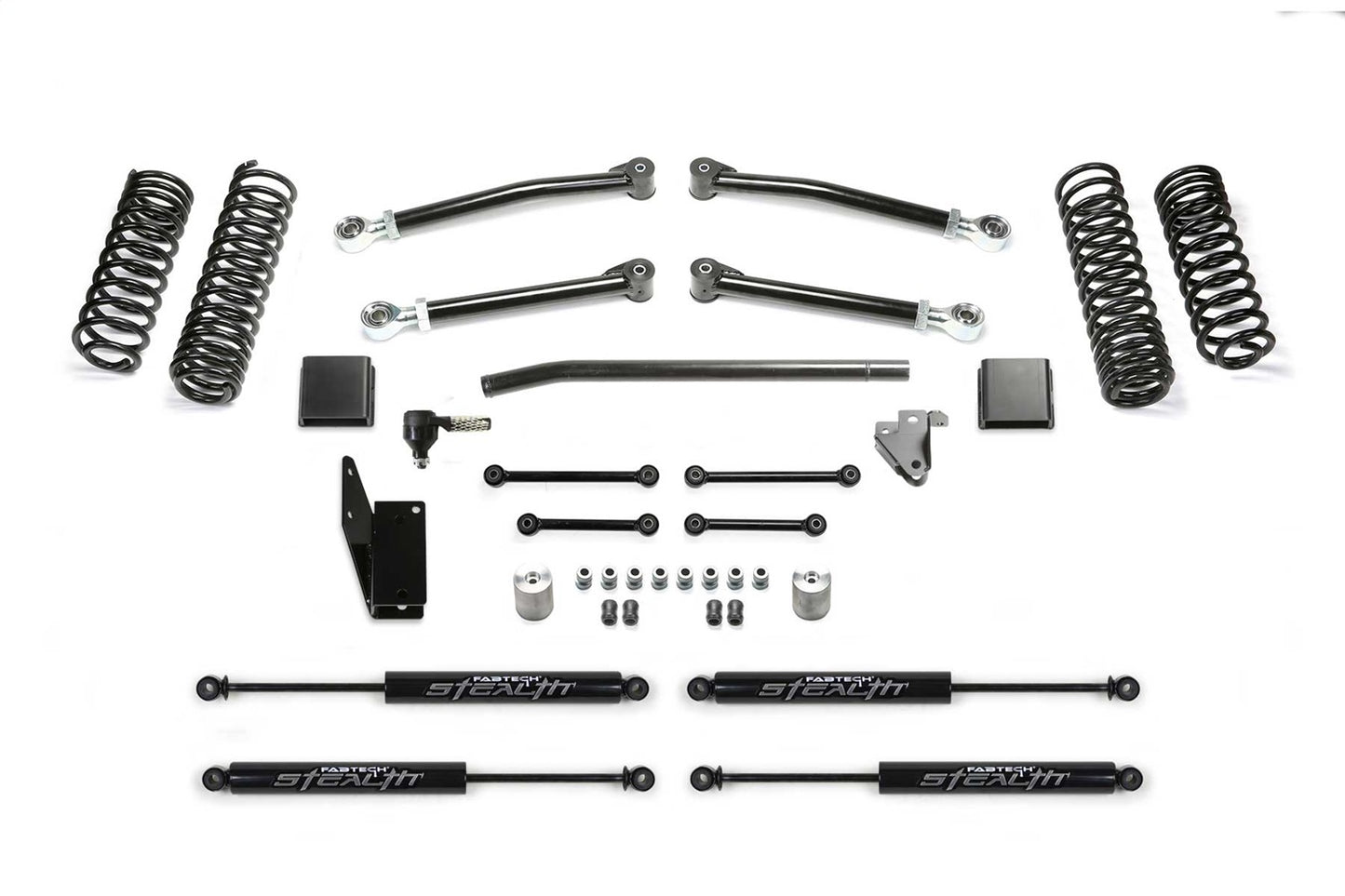 Fabtech 20-21 Jeep JT 4WD Diesel 5in Trail w/ Stealth K4197M