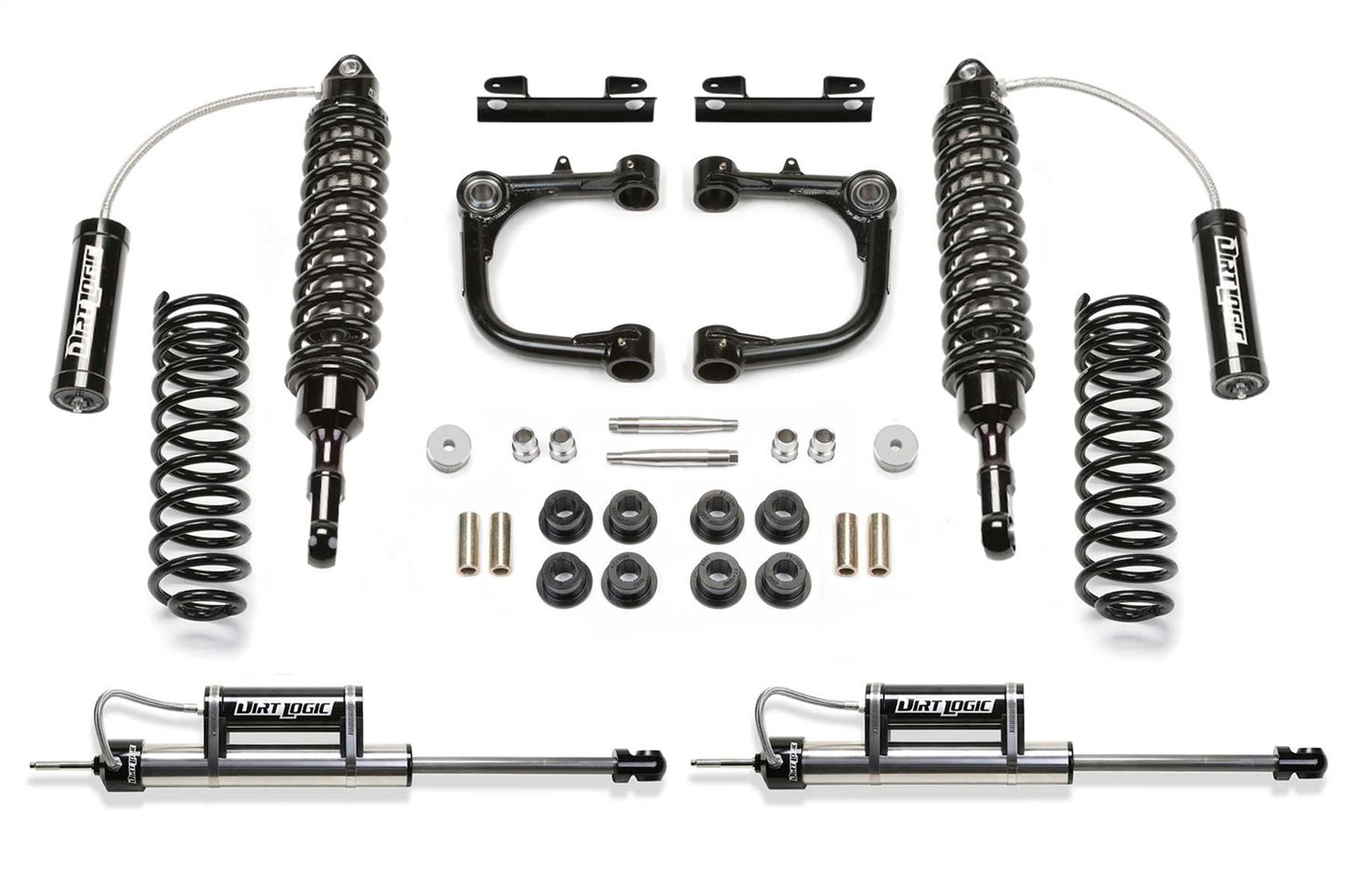 Fabtech 10-20 Toyota 4Runner 4WD 3in UCA System w/DL 2.5 Resi Coilovers & DL 2.25 Resi Shocks K7080DL