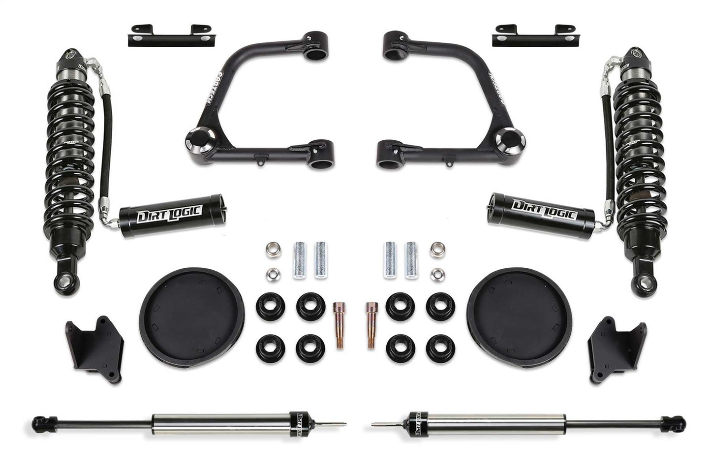 Fabtech 2022 Toyota Tundra 4WD Factory Rear Coils 3in UCA Sys w/Fr Dirt Logic 2.5 Resi C/O Rr Coil K7088DL