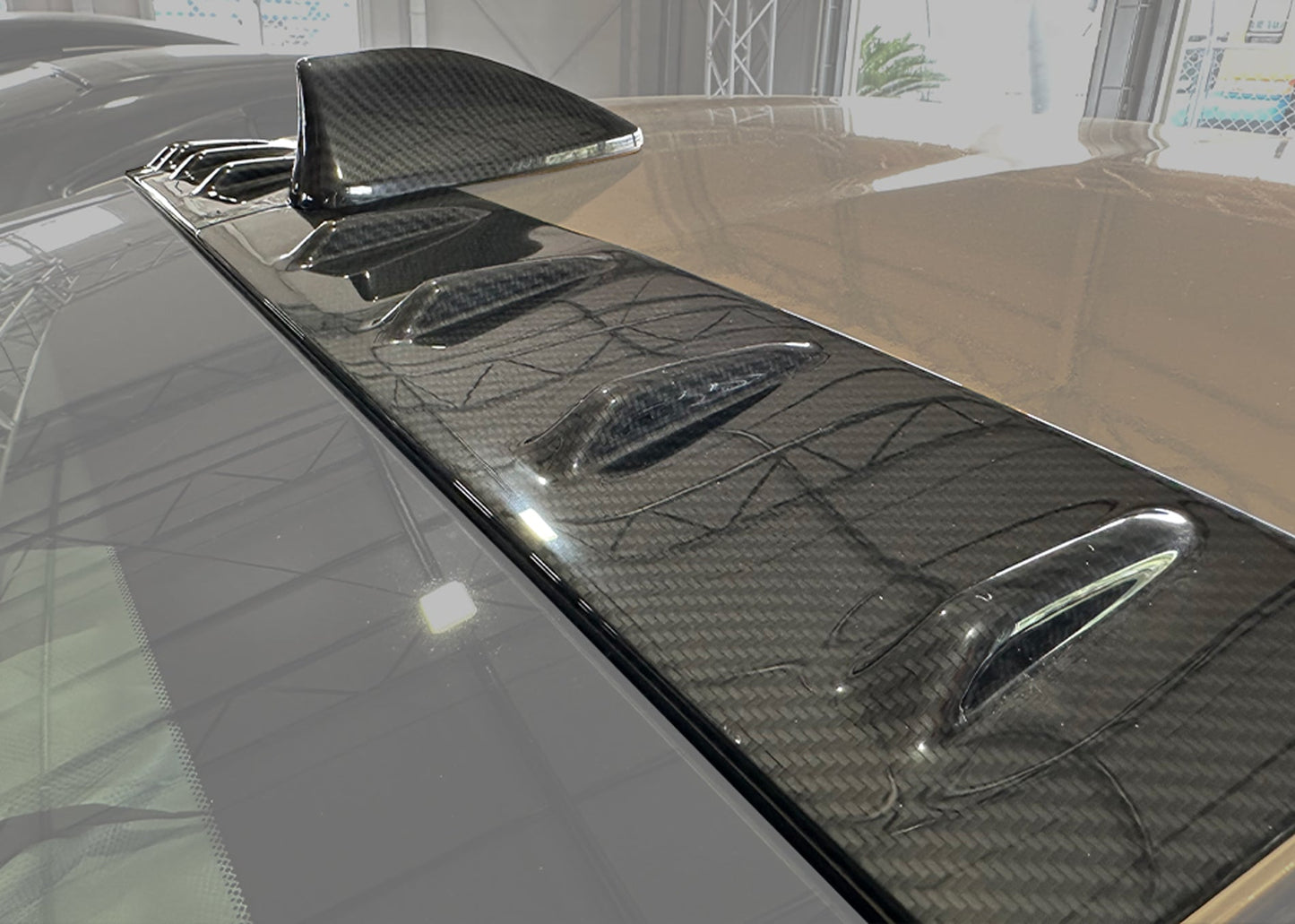 KAZAMA AUTO Rear Roof Vortex Generator Panel - Toyota GR86 / Subaru BRZ (2022+)