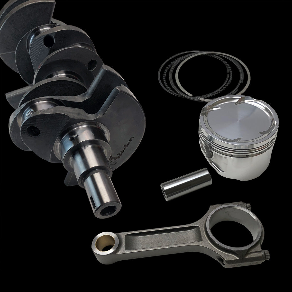 Brian Crower Nissan VR38DETT Stroker Kit - 94.4mm Stroke/ProHD Rods (I Beam) - Balanced BC0249