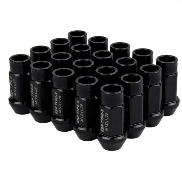 Godspeed Type 3 55Mm Open End Lug Nuts 20 Pcs. Set