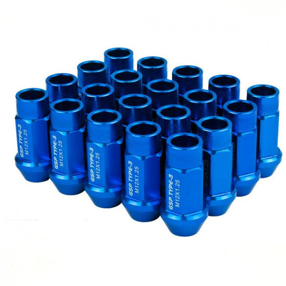 Godspeed Type 3 55Mm Open End Lug Nuts 20 Pcs. Set