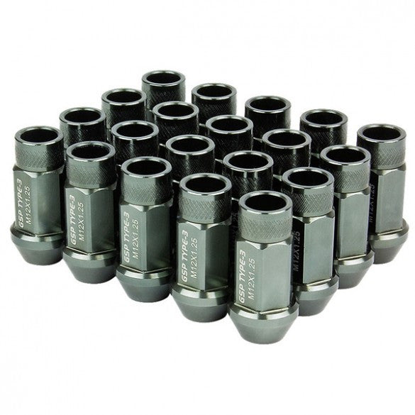 Godspeed Type 3 55Mm Open End Lug Nuts 20 Pcs. Set