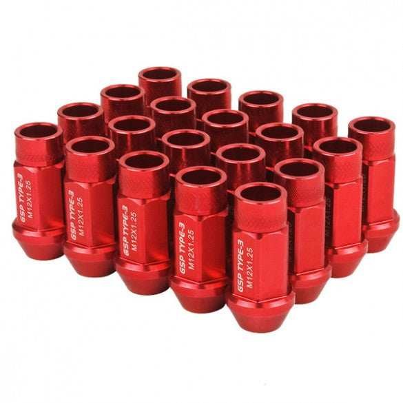 Godspeed Type 3 55Mm Open End Lug Nuts 20 Pcs. Set