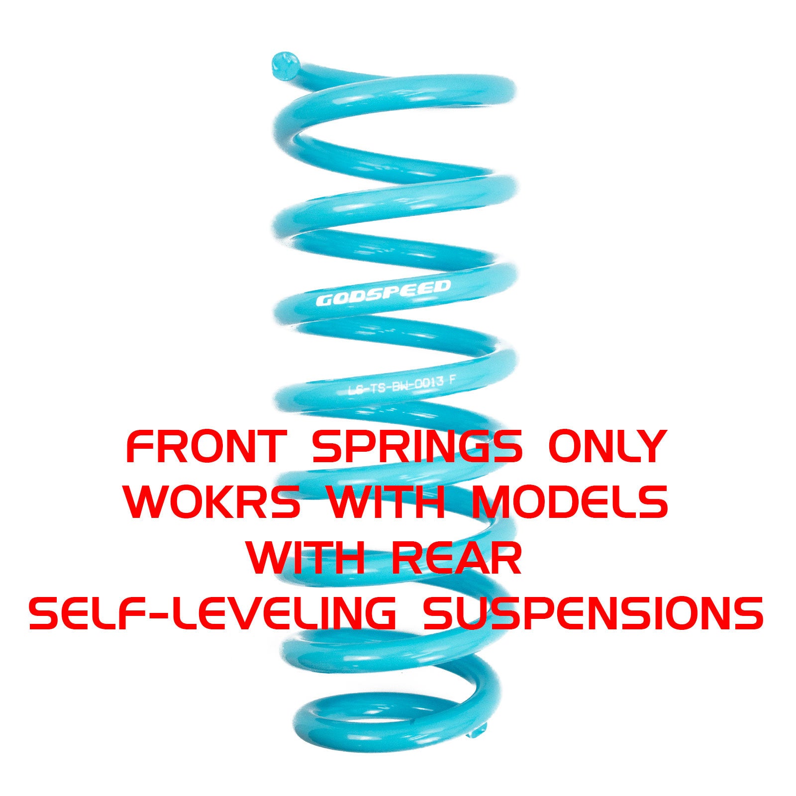 Godspeed Traction-S Performance Lowering Springs For BMW 535i xDrive (F10) 2012-16