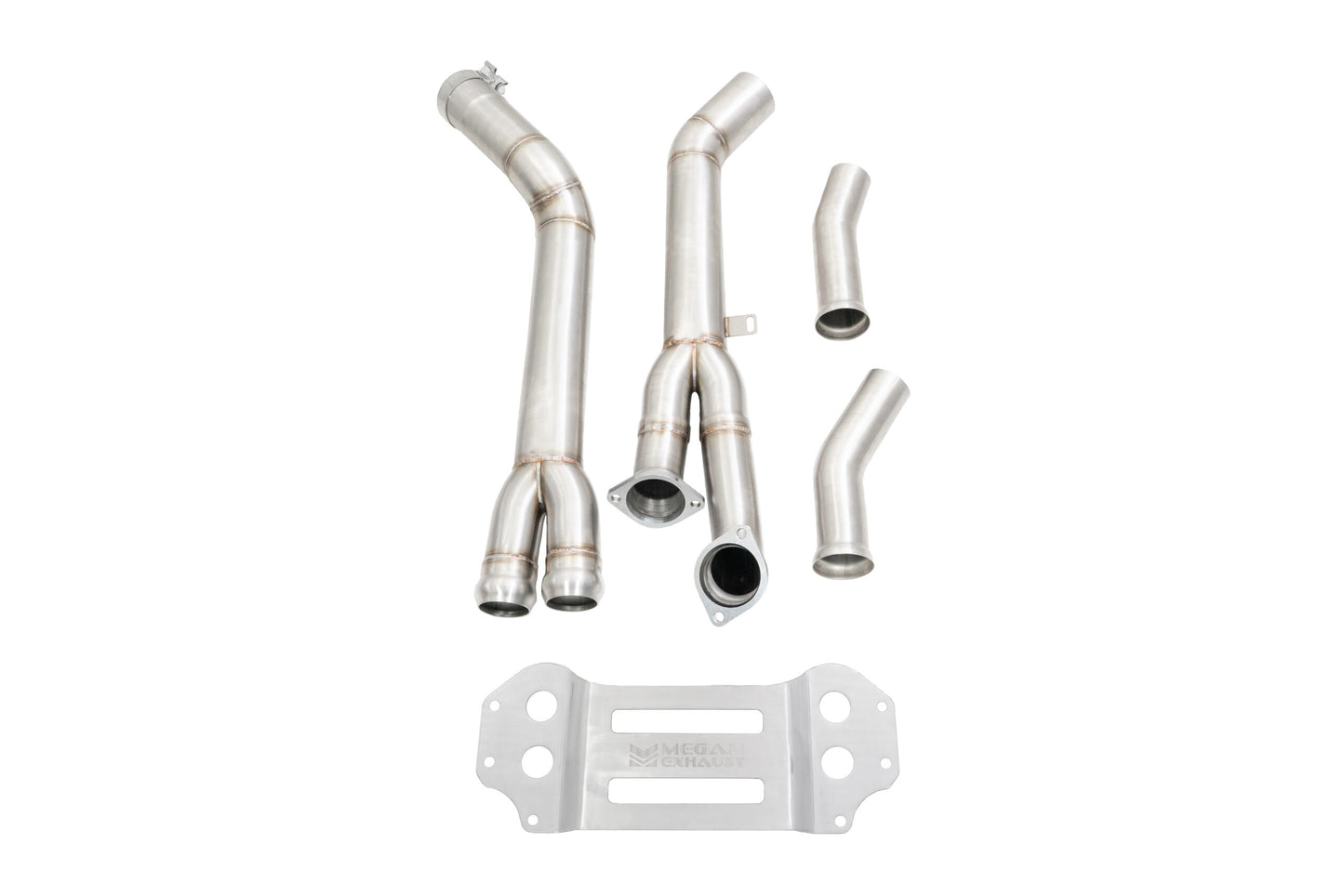 Megan Racing Midpipe Cut N Clamp for BMW M2 G87 2023+ T 304 Stainless Steel - LW-MIDPIPE-BG87