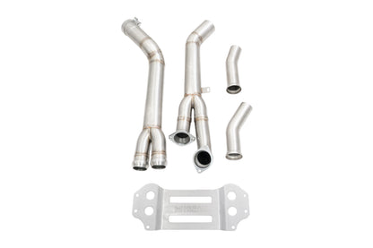 Megan Racing Midpipe Cut N Clamp for BMW M2 G87 2023+ T 304 Stainless Steel - LW-MIDPIPE-BG87