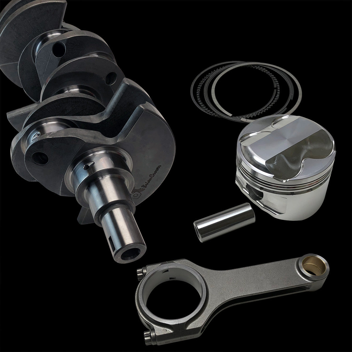 Brian Crower Nissan VR38DETT Stroker Kit - 94.4mm Stroke/ProHD Rods (H Beam with 7/16" bolts) - Balanced BC0248