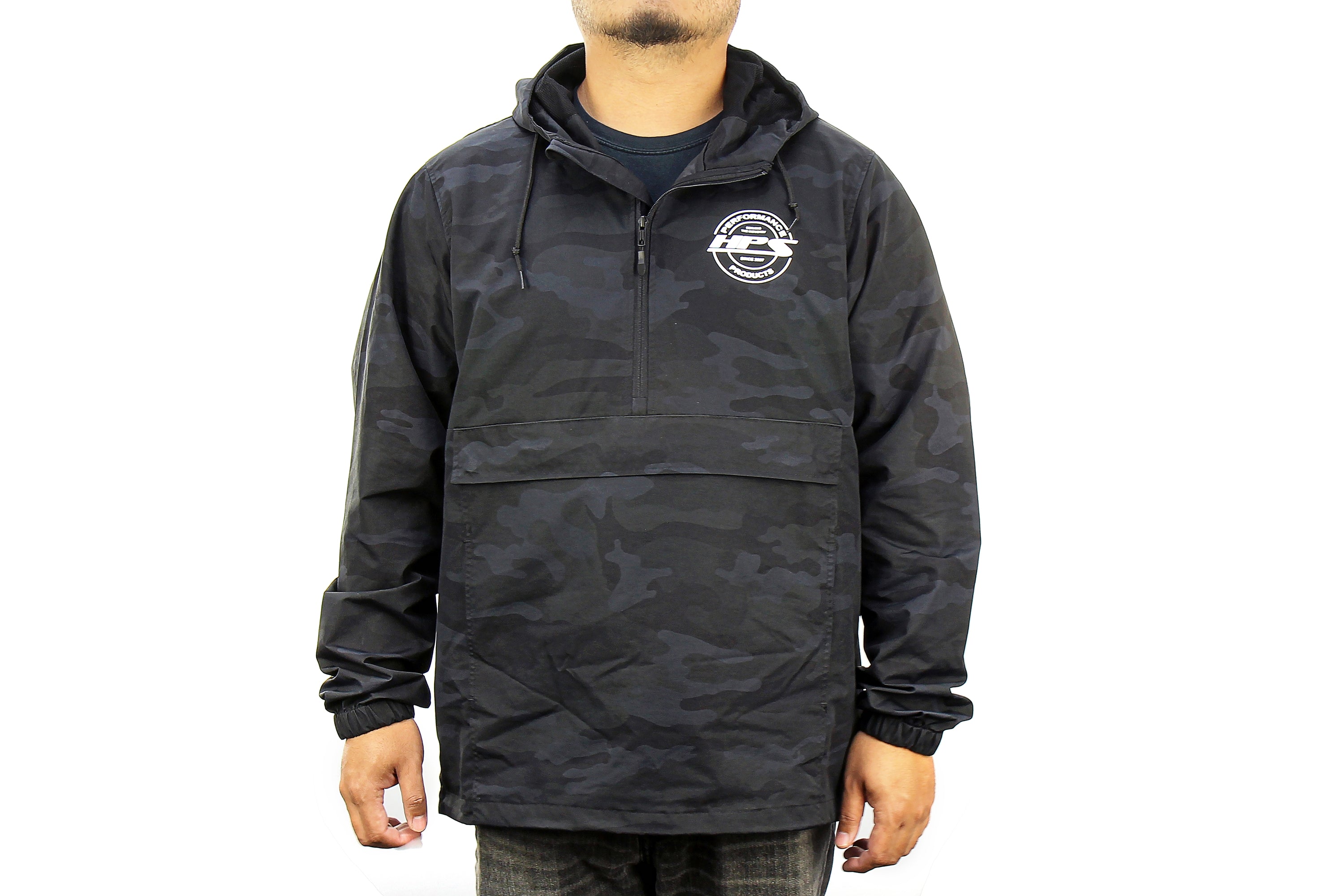 Performance Black Camo Anorak Jacket