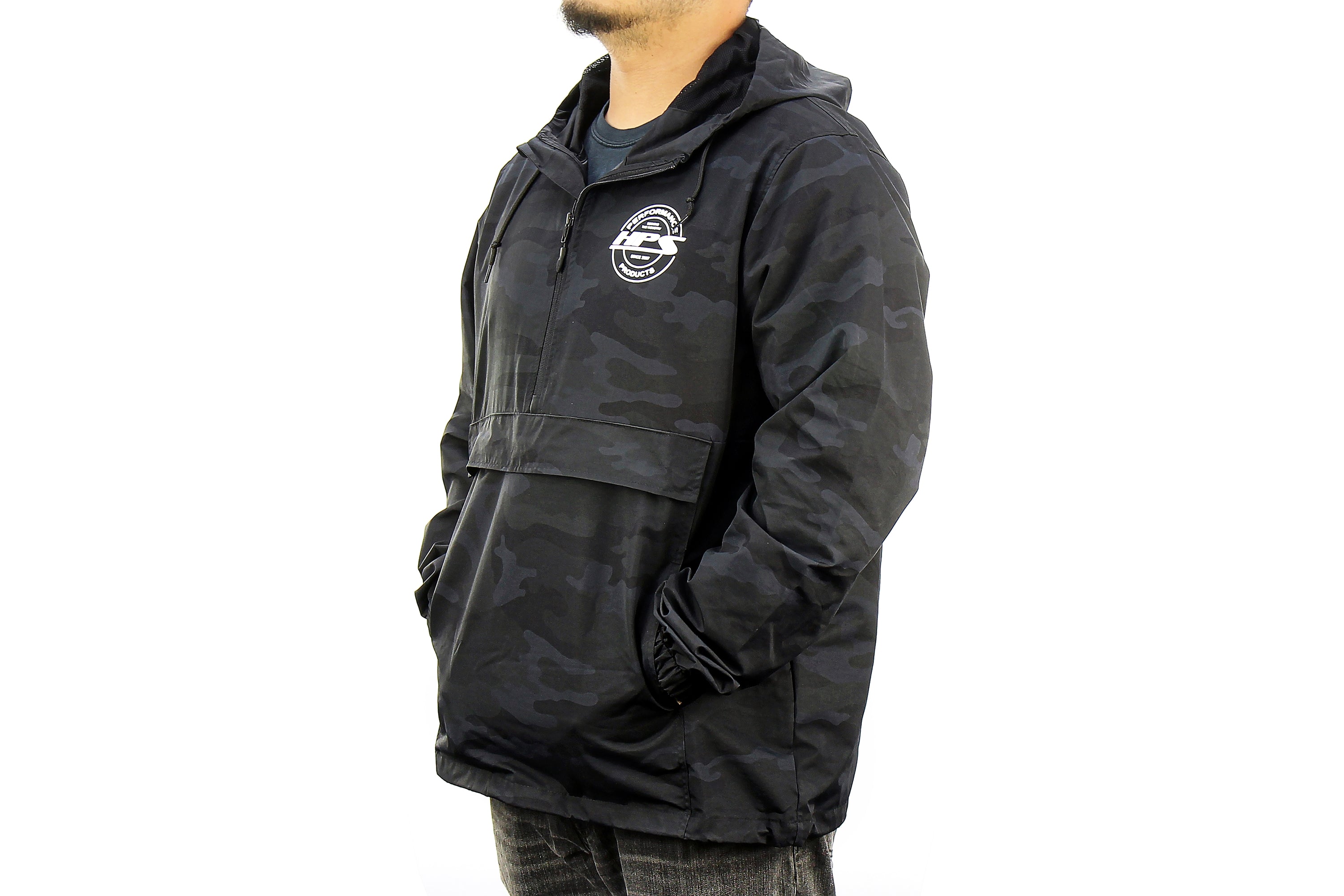 Performance Black Camo Anorak Jacket