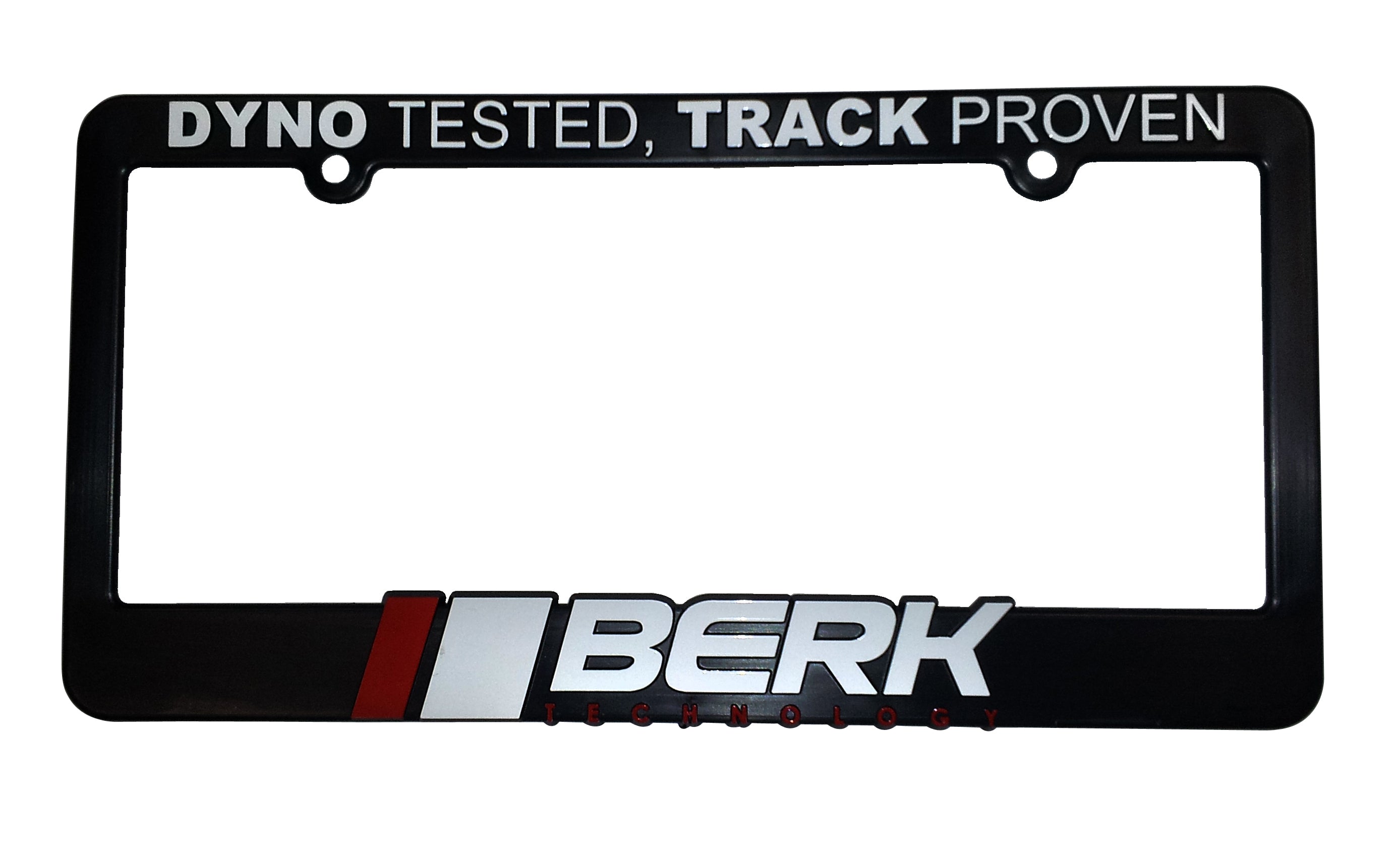 Berk Technology License Plate Frame