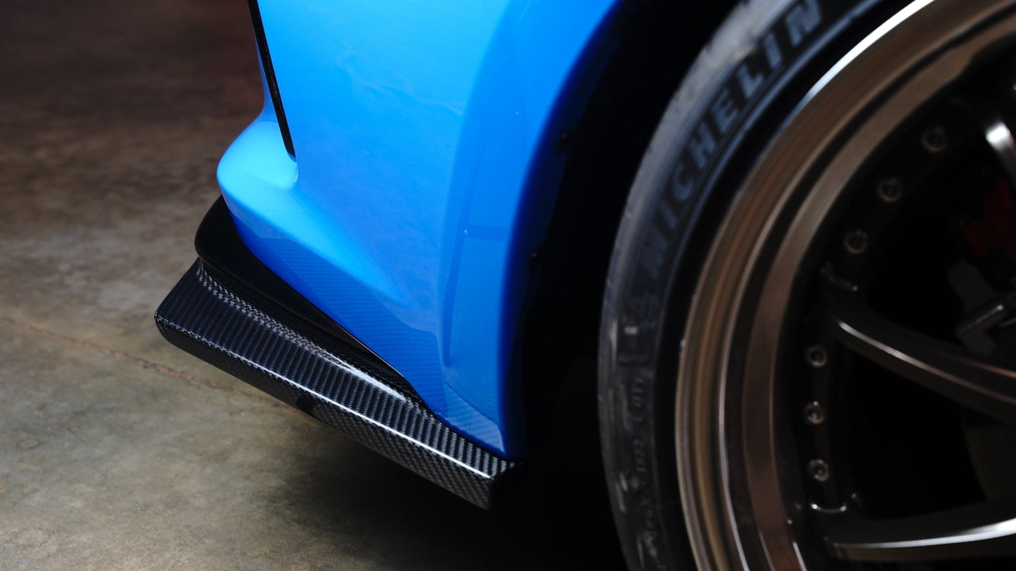 APR Carbon Fiber Honda FL5 Civic Type R Rear Bumper Skirts 2023 - Current