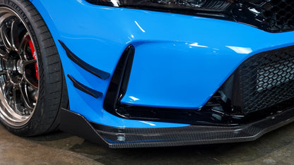 APR Honda FL5 Civic Type R Carbon Fiber Front Bumper Canards 2023 - Current