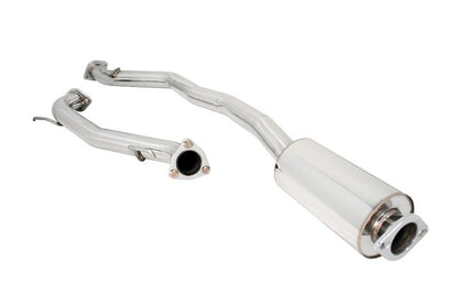 Megan Racing Mid Pipe for Honda Fit 2006-2008 T-304 Stainless Steel 2.35" Piping MIDPIPE-HF07