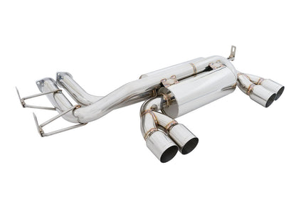 Megan Racing Axle Back Exhaust for 2001-2006 BMW M3 - T-304 Stainless, Dual Tip