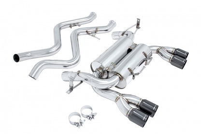 Megan Racing Axle-Back Exhaust for BMW M3 E92 2008-2013 - Supremo Stainless Rolled Tips