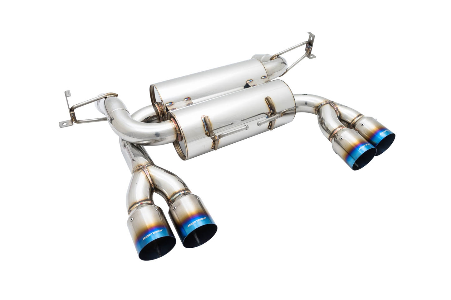 Megan Racing Axle-Back Exhaust for BMW M3 E92 2008-2013 - Supremo Stainless Rolled Tips