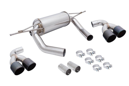 Megan Racing Axle Back Exhaust for BMW M4 F82 2015+ Stainless T-304 Quad Tip - Various Finishes