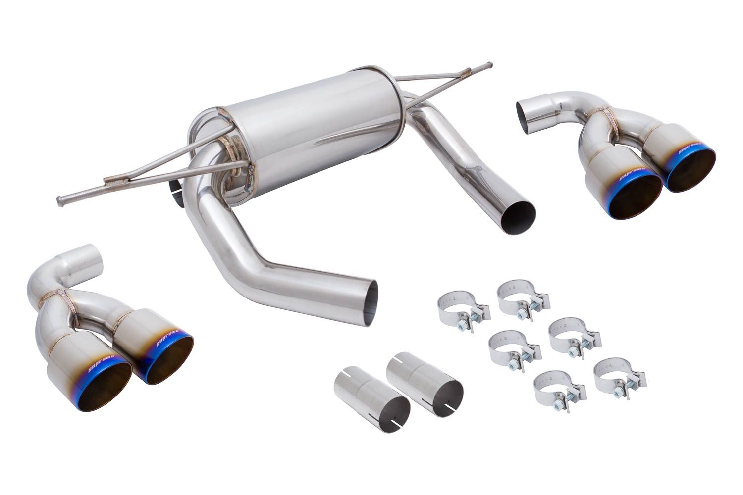 Megan Racing Axle Back Exhaust Bmw M4 F82 2015+ Stainless Tips