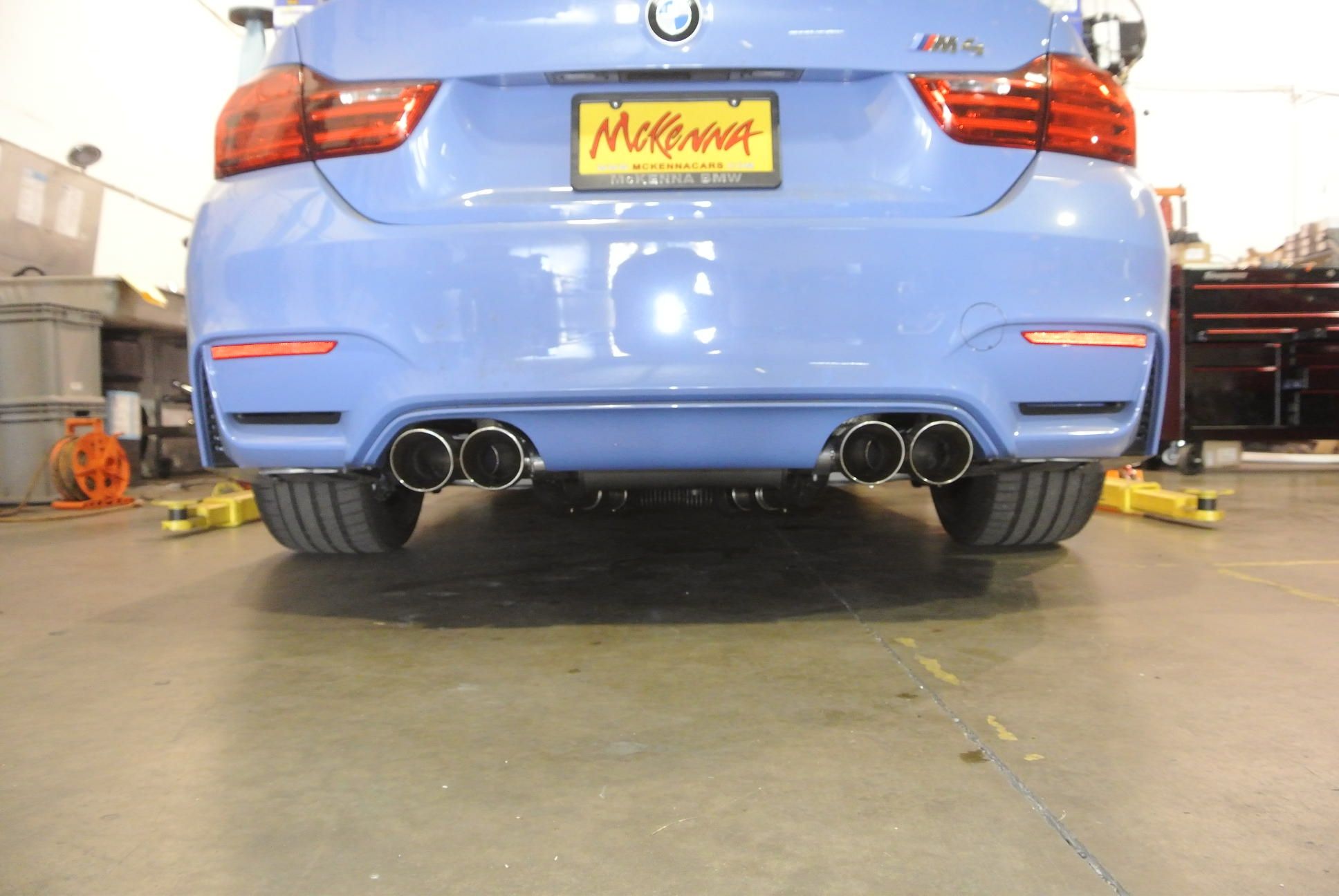 Megan Racing Axle Back Exhaust Bmw M4 F82 2015+ Stainless Tips