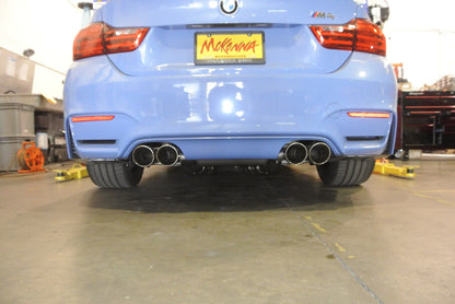 Megan Racing Axle Back Exhaust for BMW M4 F82 2015+ Stainless T-304 Quad Tip - Various Finishes