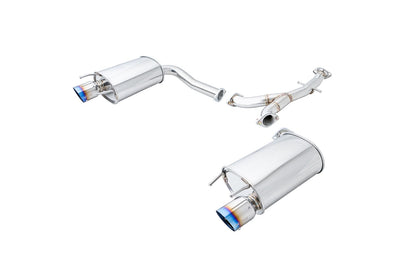 Megan Racing Axle Back Exhaust OE-RS for Lexus IS250/IS350 2006-2013 4" Titanium Tips T-304 Stainless Steel 2.5" Piping - MR-ABE-LI0625