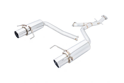 Megan Racing Axle Back Exhaust for Lexus IS250/IS350 2006-2013 - 4" Tips, T-304 Stainless